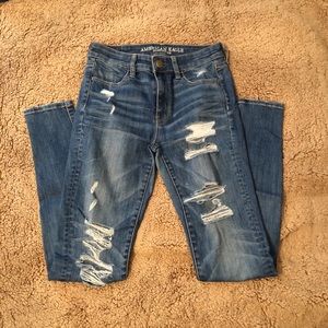 American eagle ripped jeans